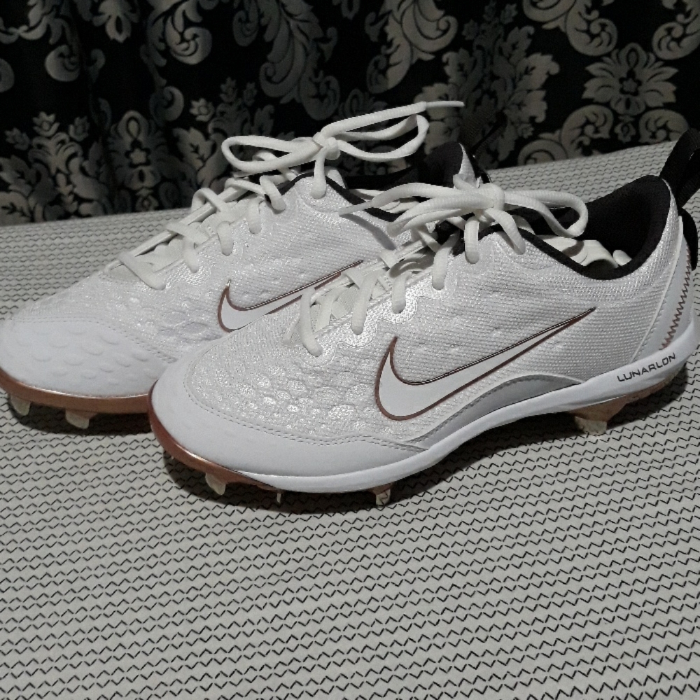 Nike Fastpitch Softball Metal Cleats Rose Gold